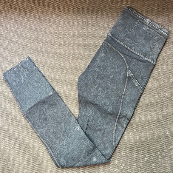 lululemon fast and free - ice dye size 4 - Picture 6 of 8